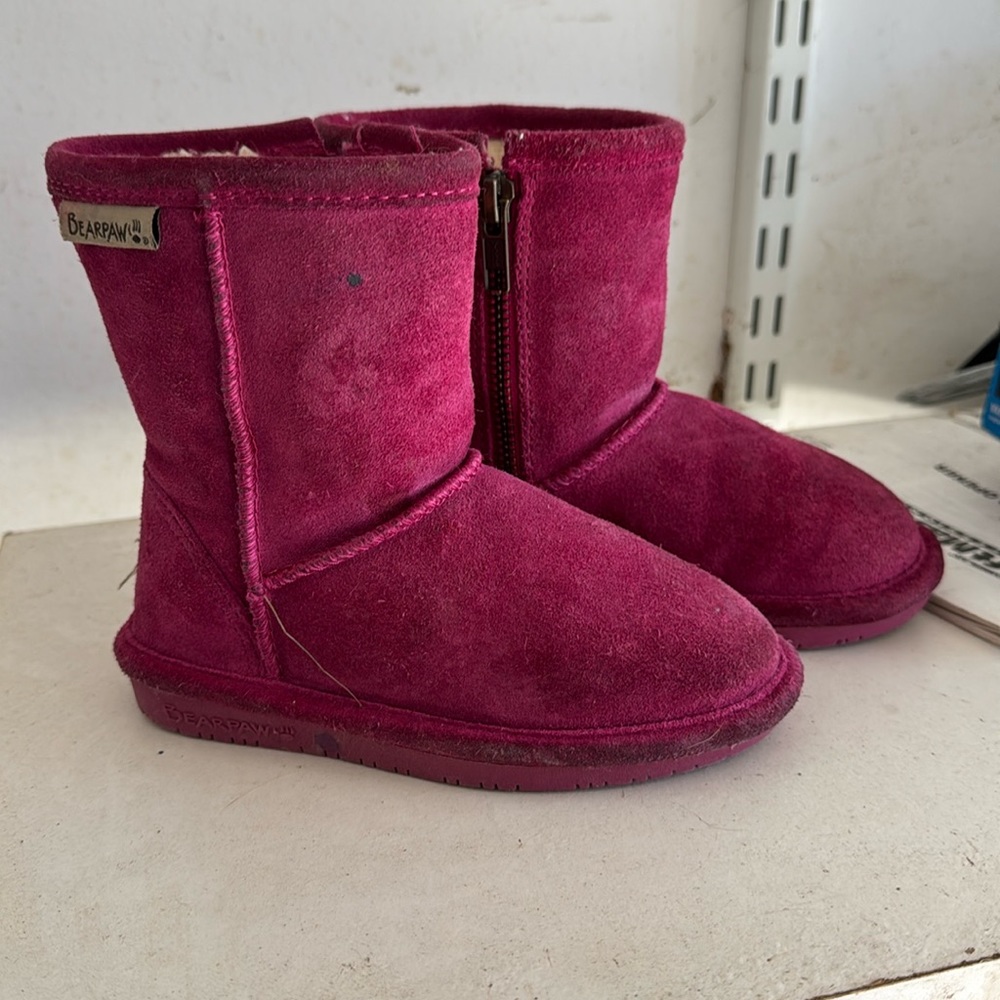 Pink boots